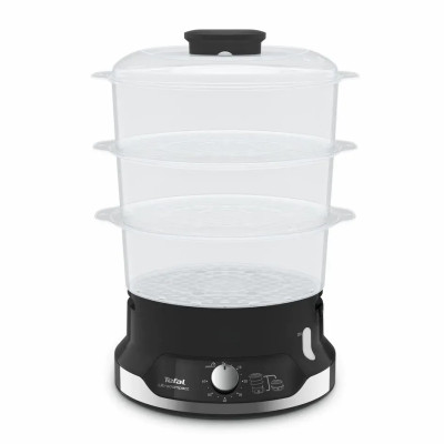 Tefal Пароварка Ultracompact, 800Вт, об'єм-9л, резервуар для води -1л, механічне керув., пластик, чорний