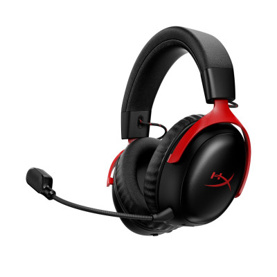 HyperX Гарнітура гравця Cloud III S, WL/USB-A/USB-C, чорно-червоний