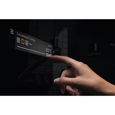 Electrolux Духовий шафа електричний, 70л, А++, пара, дисплей, конвекція, ф-ція пароварки, телескопічні напрямні, чорний матовий