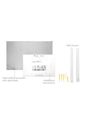 ARDESTO HCP-400[Керамічна панель ARDESTO, 8м2, 400Вт, хутро. упр-ня, 60 х 60см, бежевий мрамор]