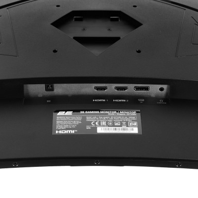 2E Gaming Монітор 27` G2724BV HDMI, DP, VA, 2560x1440, 165Hz, 3ms, CURVED, FreeSync