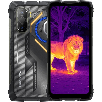 Blackview Смартфон Blackview ROCK 3 6.78' 8/256ГБ, 2SIM, 10000мА • рік, чорний UA (з тепловізором)