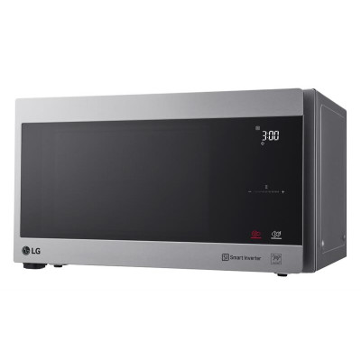 LG Мікрохвильова піч, 25л, електрон. керування, 1000Вт, гриль, дисплей, сріблястий