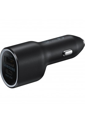 Samsung Зарядний пристрій автомобільний 40Вт USB-A/USB-C, чорний