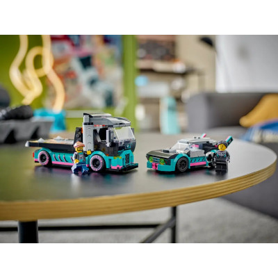 LEGO Конструктор City Автомобіль для перегонів й автовоз LEGO Конструктор City Автомобіль для перегонів й автовоз