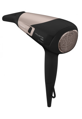 Rowenta Фен Studio Dry Glow, 2100Вт, 3 режими, дифузор, іоніз-я, хол. обдув, чорно-золотий