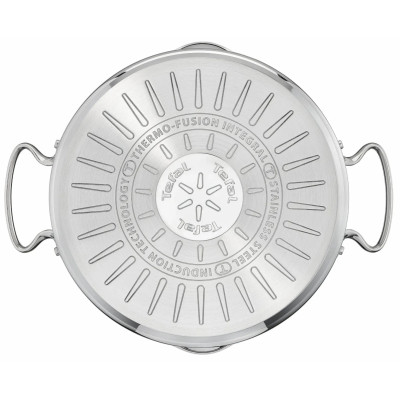 Tefal Кастрюля DUETTO+, 1.5л, з кришкою, нержавіюча сталь, скло