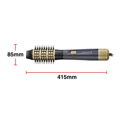Remington Фен-щітка Sapphire Luxe, 1000Вт, 2 режими, іоніз-я, хол. обдув, кераміка, сапфіровий
