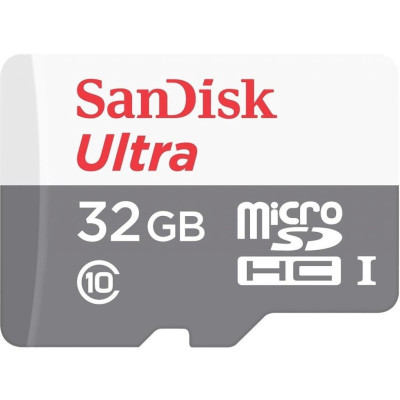 SanDisk Карта пам'яті microSD 32GB C10 UHS-I R100MB/s Ultra