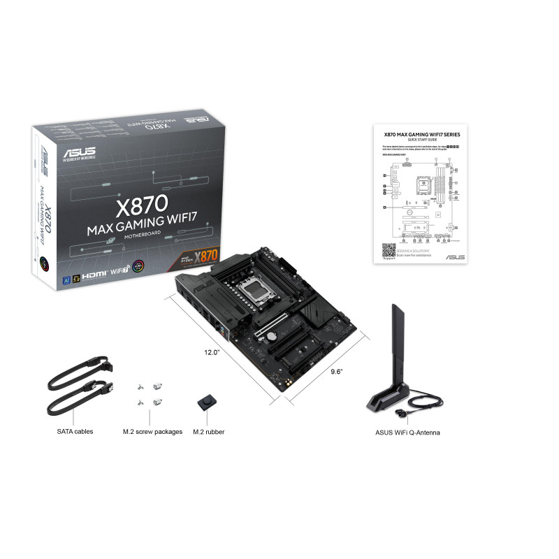 ASUS Материнcька плата X870 MAX GAMING WIFI7