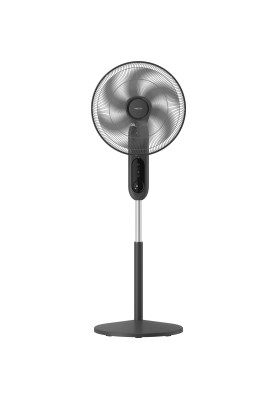 Philips Вентилятор підлоговий Series 1001, 45см, 47Вт, пульт ДК, опора кругла, ароматерапія, чорний