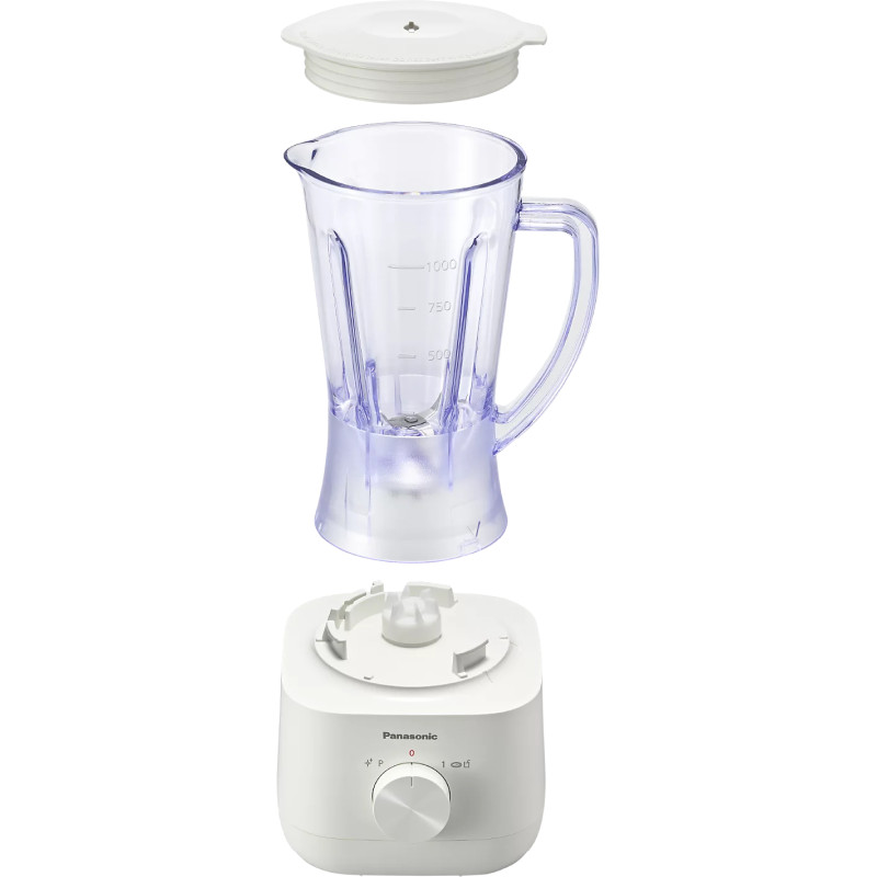 Panasonic Блендер стаціонарний, 450Вт, чаша-1350мл, млин., для спецій, білий Panasonic Блендер стаціонарний, 450Вт, чаша-1350мл, млин., для спецій, білий