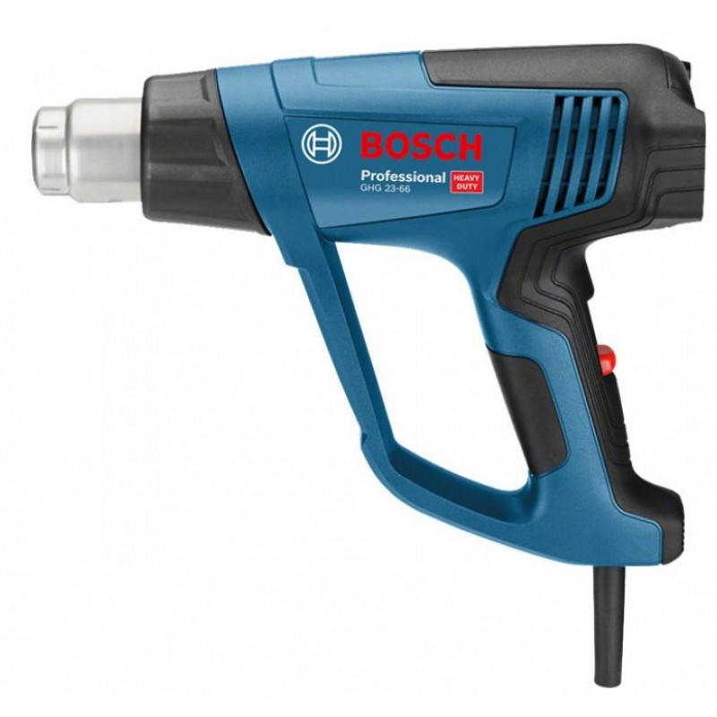 Bosch Фен будівельний GHG 23-66 +АС, 2300Вт, 50-650°C, 150 -500л•хв, 0.89кг