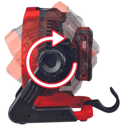 Einhell Вентилятор акумуляторний GE-CF 18/2200 Li, 18В, PXC 180мм, 1200-2200об/хв, 1.2кг, без АКБ та ЗП Einhell Вентилятор акумуляторний GE-CF 18/2200 Li, 18В, PXC 180мм, 1200-2200об/хв, 1.2кг, без АКБ та ЗП