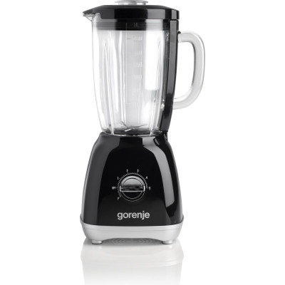 Gorenje Блендер стаціонарний 800Вт, чаша-1800мл, скло, чорний