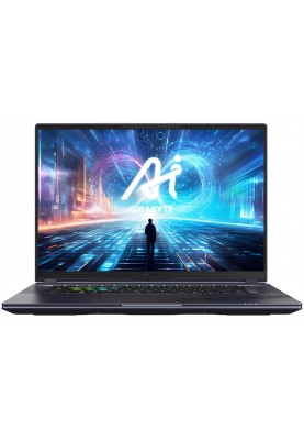 Gigabyte Ноутбук AORUS G6X 16.0 QHD 165Hz, Intel i7-13650HX, 16GB, F1TB, NVD4060-8, DOS, чорний