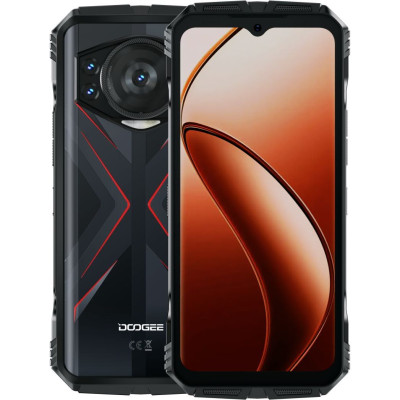 Doogee Смартфон S118 6.58" 8/512ГБ, 2SIM, 10800мА • рік, чорно-червоний