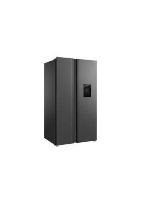 TCL Холодильник SBS, 177х92х63см, 2 дв., Х- 322л, М- 181л, A++, NF, диспенсер, нерж