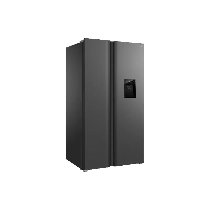 TCL Холодильник SBS, 177х92х63см, 2 дв., Х- 322л, М- 181л, A++, NF, диспенсер, нерж