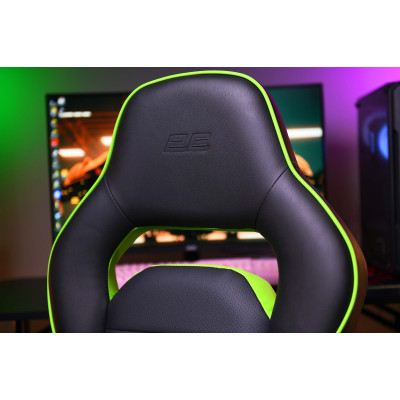 2E Gaming Ігрове крісло HEBI Black/Green 2E Gaming Ігрове крісло HEBI Black/Green