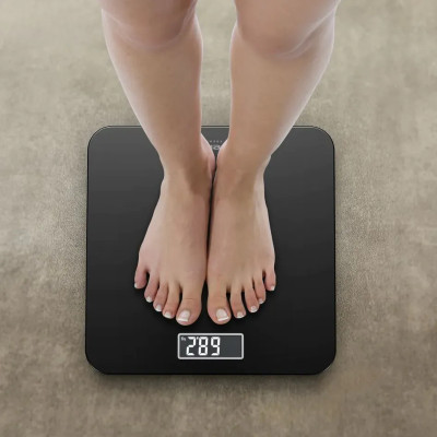 Tefal Ваги Tefal підлогові Premiss, 160кг, AAAx2 в комплекті, скло, чорний