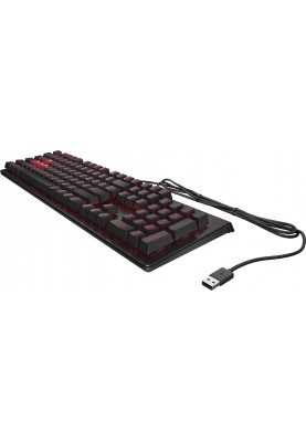 HP Клавіатура OMEN Encoder LED 104key Cherry MX Red USB Black