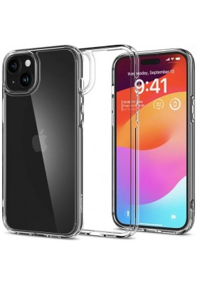 Spigen Чохол для Apple iPhone 15 Plus Crystal Hybrid, Crystal Clear