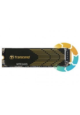 Transcend Накопичувач SSD M.2 2TB PCIe 4.0 MTE245S + розсіювач