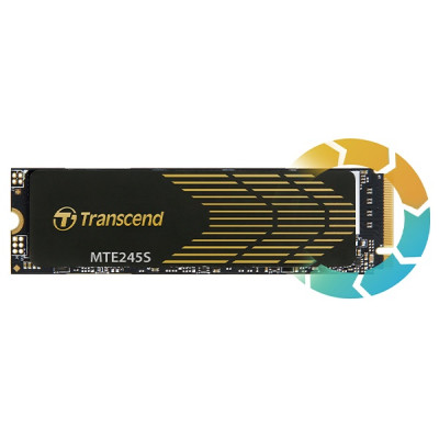 Transcend Накопичувач SSD M.2 2TB PCIe 4.0 MTE245S + розсіювач
