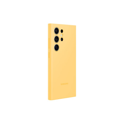 Samsung Чохол для Galaxy S24 Ultra (S928), Silicone Case, жовтий