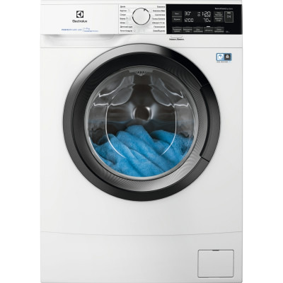 Electrolux Пральна машина фронтальна, 7кг, 1400, A+++, 48см, дисплей, інвертор, білий