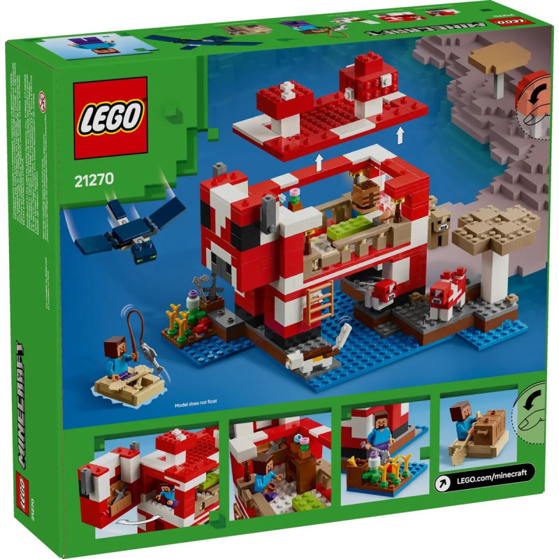 LEGO Конструктор Minecraft Грибний будинок