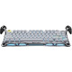 GravaStar Клавіатура механічна GravaStar Mercury K1 Pro 80keys, GravaStar x Kailh Speedy Mint, EN/UKR, BT/WL/USB, сірий