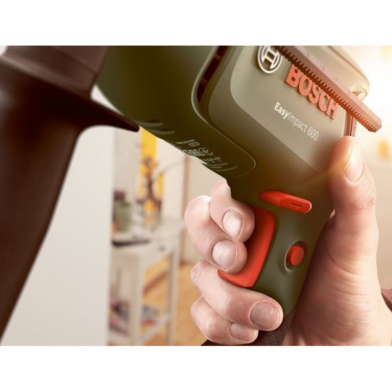 Bosch Дриль ударний EasyImpact 600, 600Вт, ШЗП, 3000 об/хв, 1.7 кг, кейс