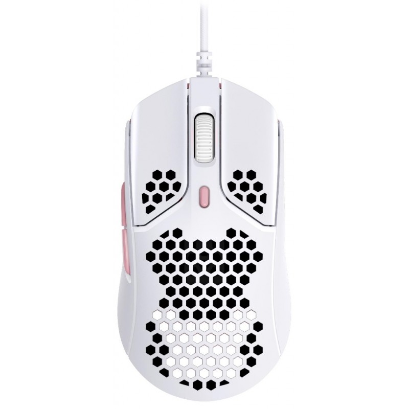 HyperX Миша Pulsefire Haste USB, White/Pink