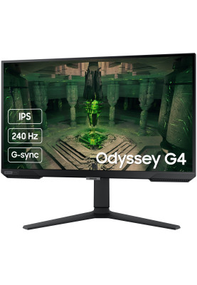 Samsung Монітор 27" Odyssey G4 S27BG400EI 2*HDMI, DP,, IPS, 240Hz, 1ms