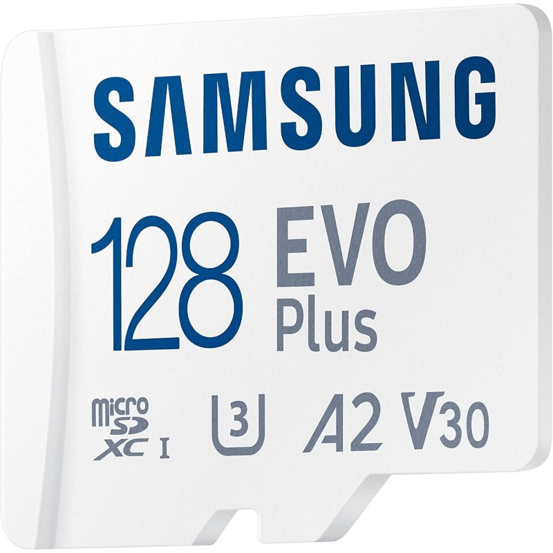 Samsung Карта пам'яті microSDHC 128GB C10 UHS-I R100MB/s Evo Plus + SD