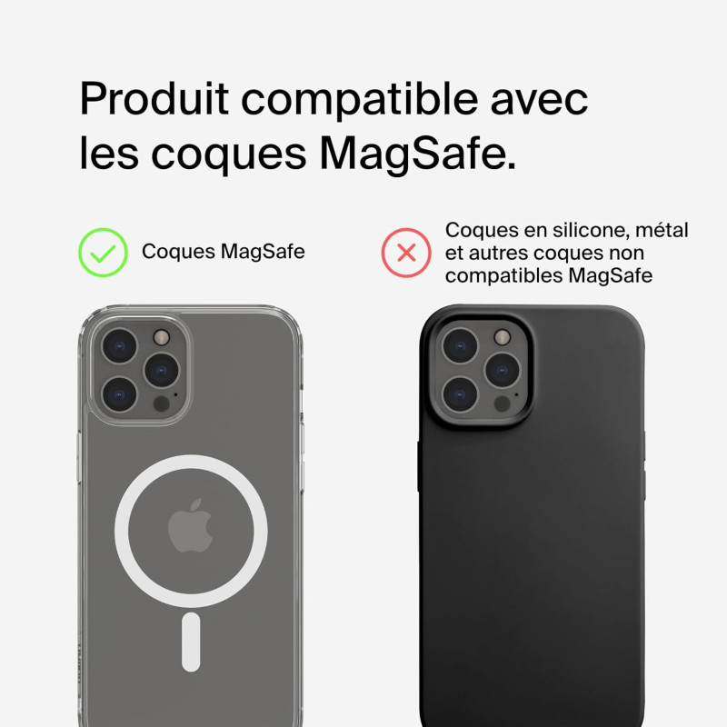 Belkin Зарядний пристрій бездротовий 3в1 Magnetic Pad Qi2 15Вт, чорний
