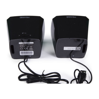 Microlab Акустична система B-16 2.0, USB, mini-jack, чорний Microlab Акустична система B-16 2.0, USB, mini-jack, чорний