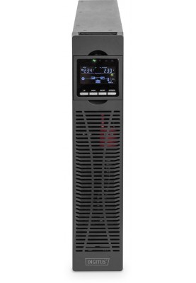 Digitus ДБЖ OnLine, 1000VA/1000W, LCD, 8xC13, RJ45, RS232, USB, Rack/Tower