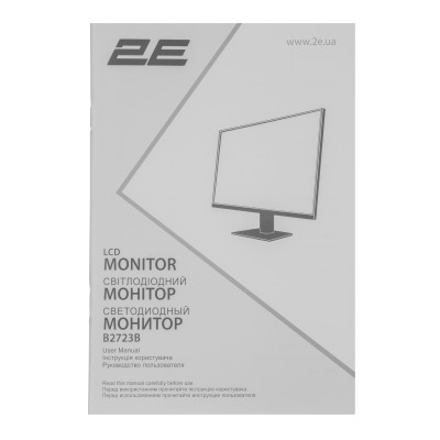 2E Монітор 27` B2723 D-Sub, HDMI, VA, 75Hz