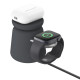 Belkin Зарядне бездротовий пристрій 2в1 MagSafe iPhone/Watch/AirPods, Charcoal Mass