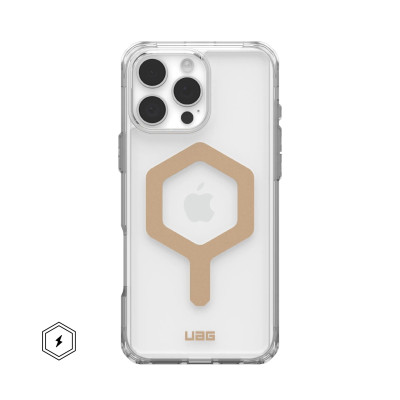 UAG Чохол для iPhone 16 Pro Max, Plyo Magsafe, Ice/Gold