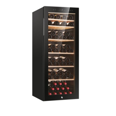 Haier Холодильник для вина, 127x49.7х58, холод.відд.-198л, зон - 1, бут-84, ST, дисплей, чорний