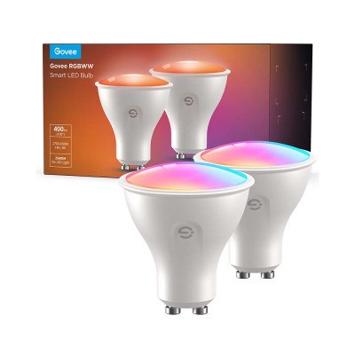 Govee Набір ламп 2шт Govee B600D GU10 Smart LED Bulb, RGBWW, WI-FI/Bluetooth, білий