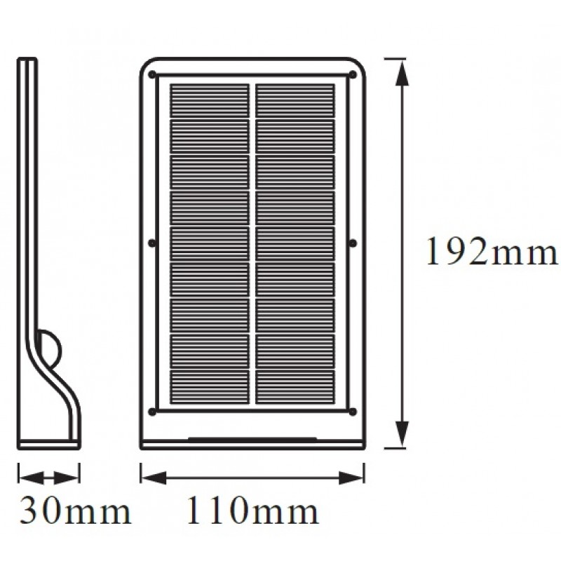 Osram Світильник на сонячній батареї DOORLED SOLAR 3w, датчик руху