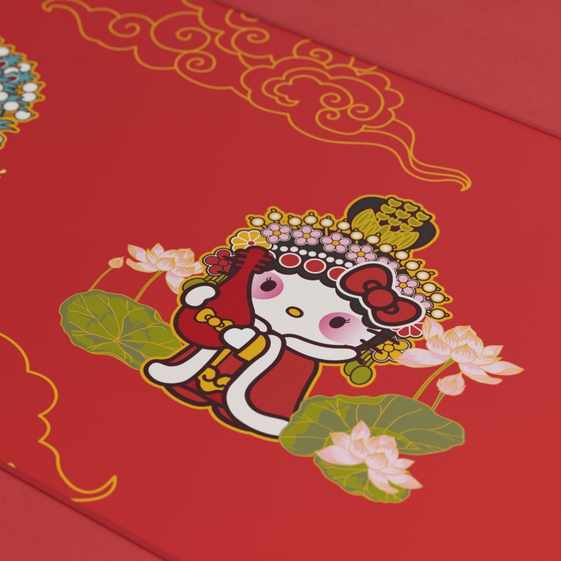 Akko Ігрова поверхня Hellokitty Peking Opera Deskmat B