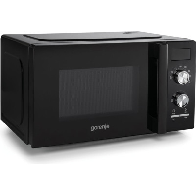 Gorenje Мікрохвільова піч, 20л, хутро. керув., 800Вт, дисплей, чорний