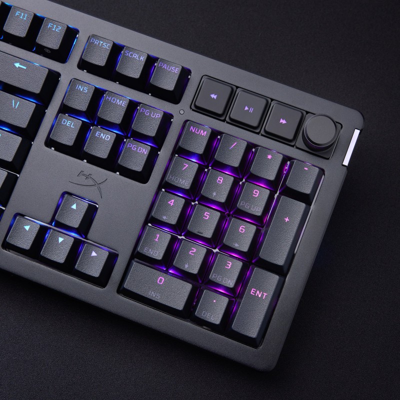 HyperX Клавіатура механічна Alloy Rise 106key, Red, USB-A, EN/UA, RGB, чорний