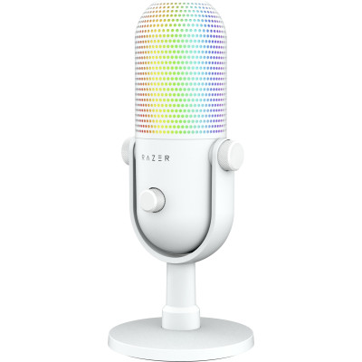 Razer Мікрофон геймінговий Seiren V3 Chroma, Uni, RGB, USB-A, 2м, білий